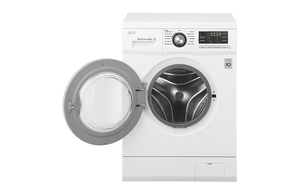 LG Узкая стиральная машина c прямым приводом и функцией сушки, 6/3кг, F1296CD3, thumbnail 2